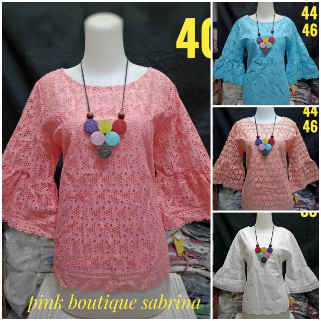 Pink butik sabrina bunga terbaru