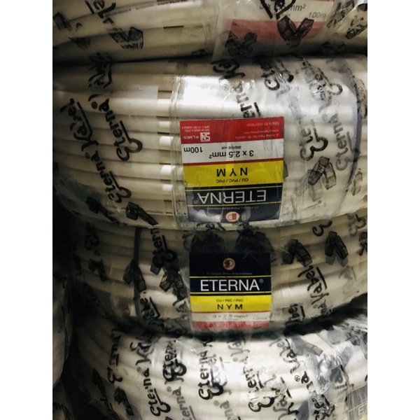 KABEL NYM ETERNA 3 x 2,5mm panjang 100meter