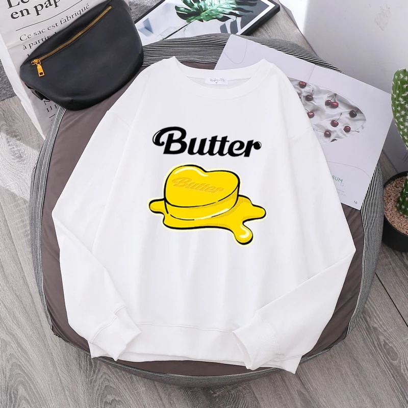 Hoodie KPop BTS Butter Murah Tebal Sweater Butter M XXL Wanita Dewasa Oversize Jaket Hodie Butter Anak Perempuan Jimin Taehyung Hoodie Bangtanboys Butter Hodie BTS Butter Original Terbaru Jaket BTS Butter Army Bangtan Boy KPop BTS