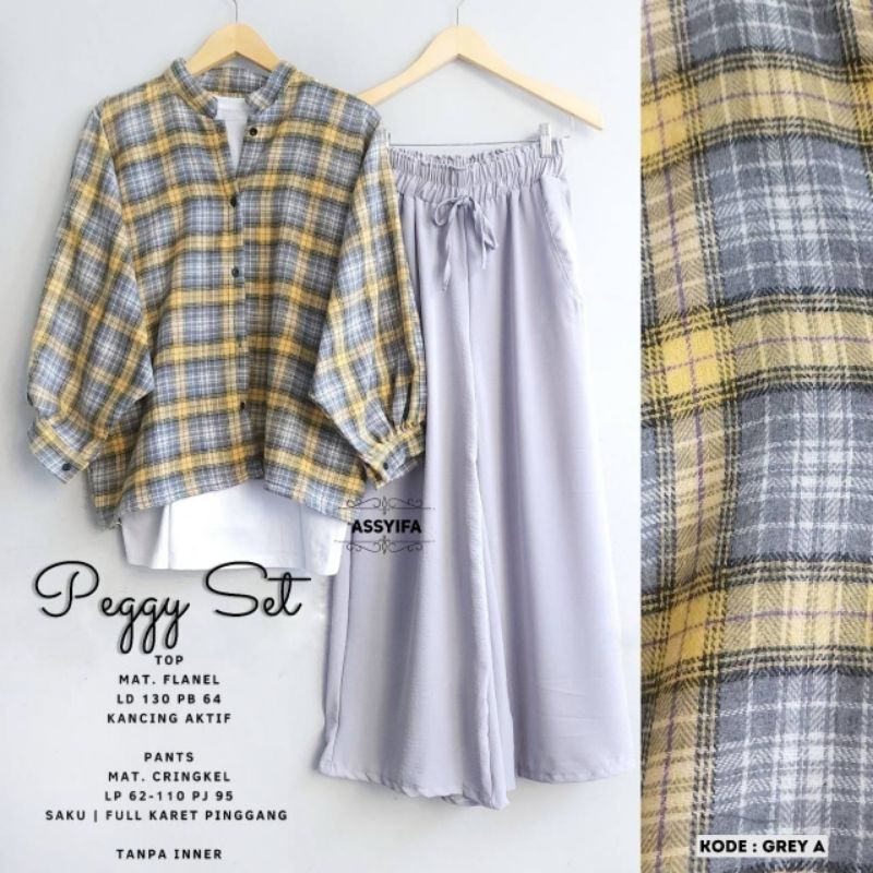 PEGGY SET BAJU SETELAN ORI