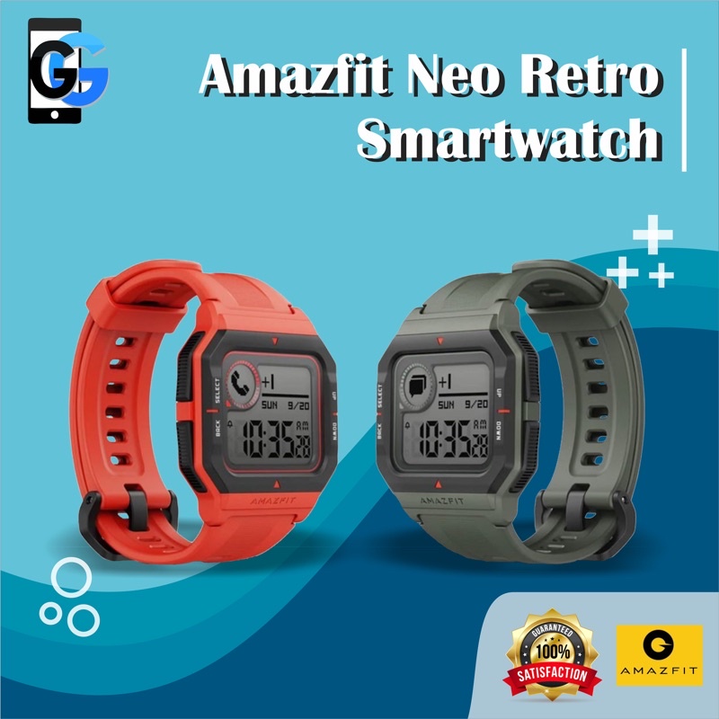 Amazfit Neo Retro Smartwatch Amazfit Neo Sport Mode Waterproof Original