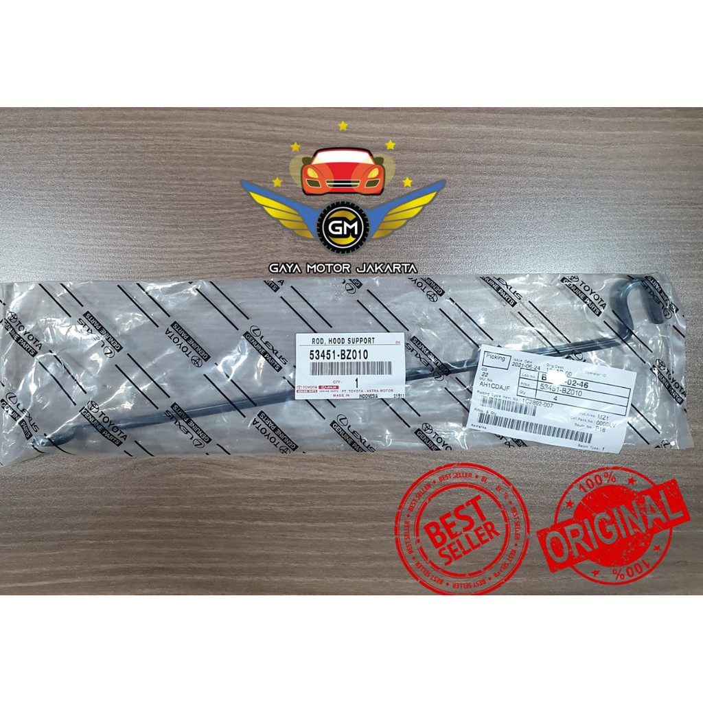 Tiang Penyangga Kap Mesin-Rod Hood Avanza-Xenia Lama 53451-BZ010