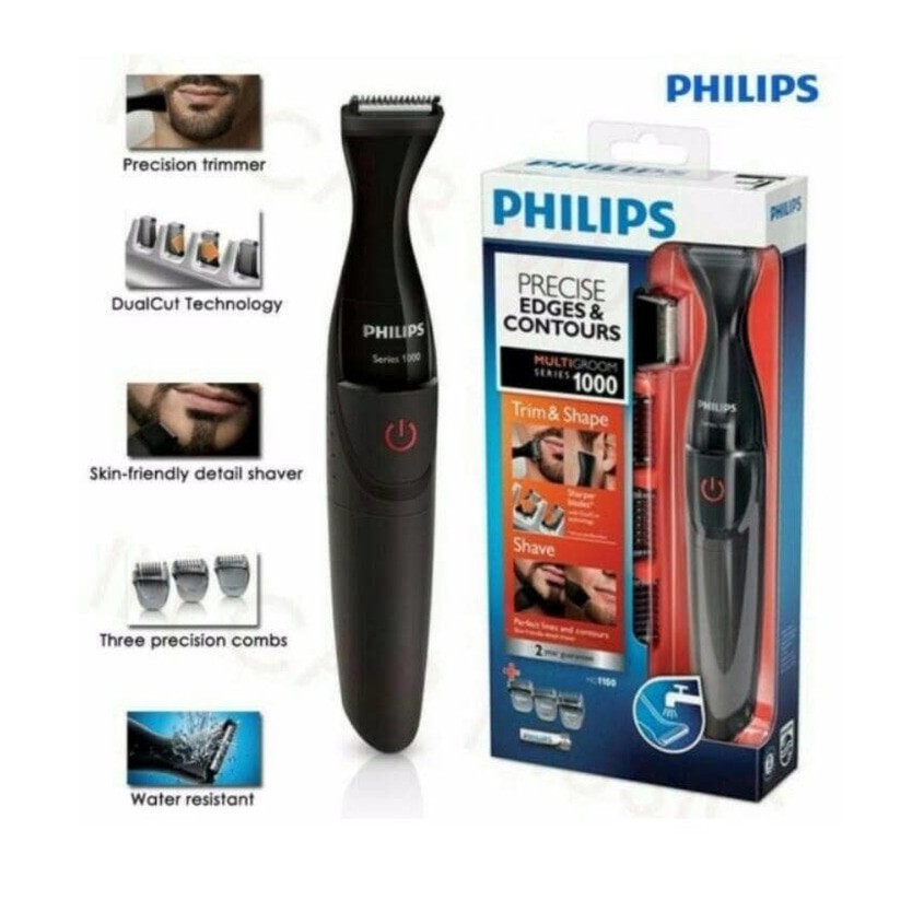 Philips MG1100 Multigroom Precision Beard Styler Trimmer/Shaver/Shaper MG 1100 Series 1000