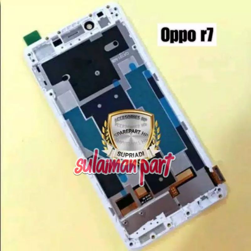 FRAME LCD TULANG TENGAH BAZEL TATAKAN LCD Oppo R7 R 7