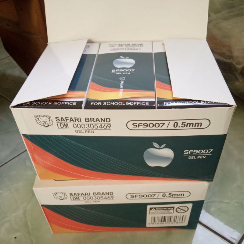 

promo 1 gross 144 pcs Bolpoin bolpen gel 0.5