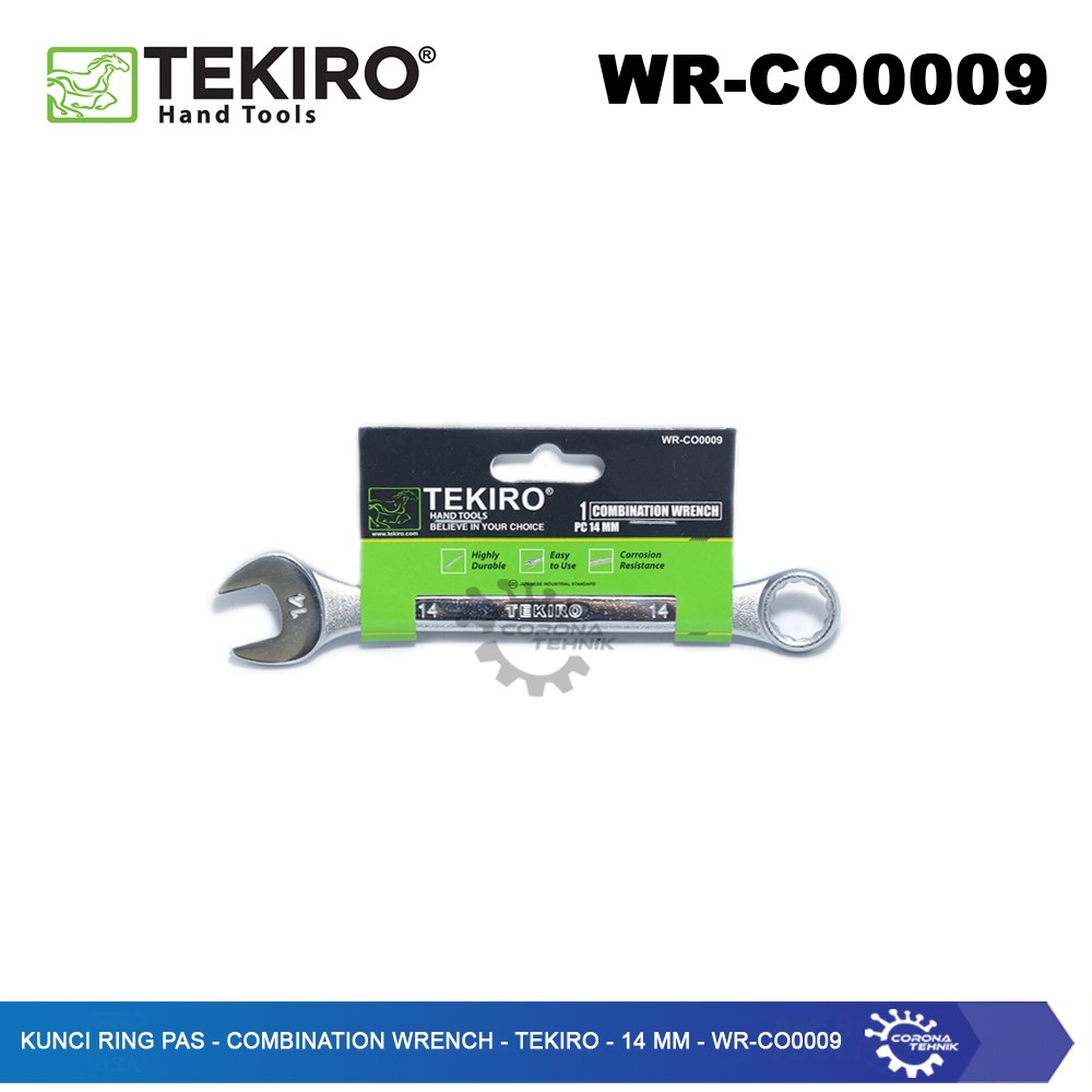 WR-CO0009 - Kunci Ring Pas - Combination Wrench - Tekiro - 14 mm