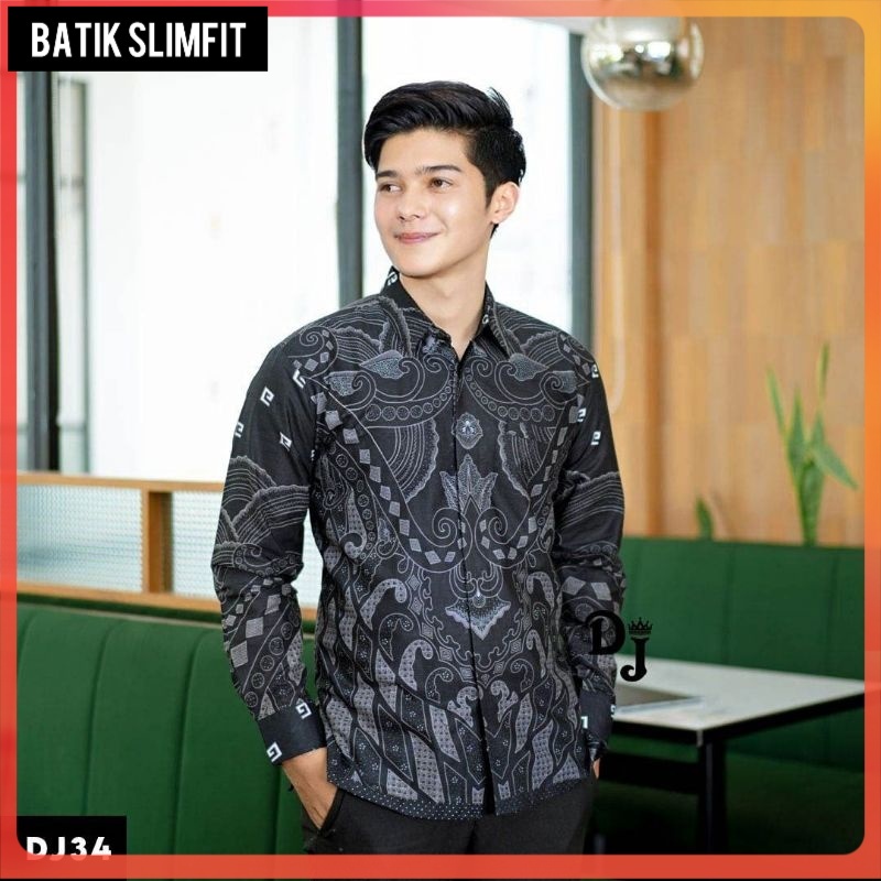 [BAJUBATIKPRIA] KEMEJA BATIK SLIMFIT PRIA LENGAN PANJANG KEMEJA BATIK MODERN KEMEJA KANTOR PREMIUM [BAJU BATIK PRIA] NEW PRODUK