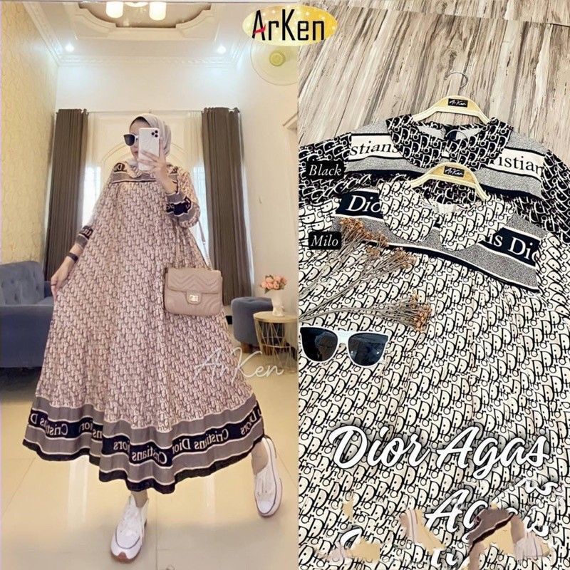 Dior agas dress rayon premium