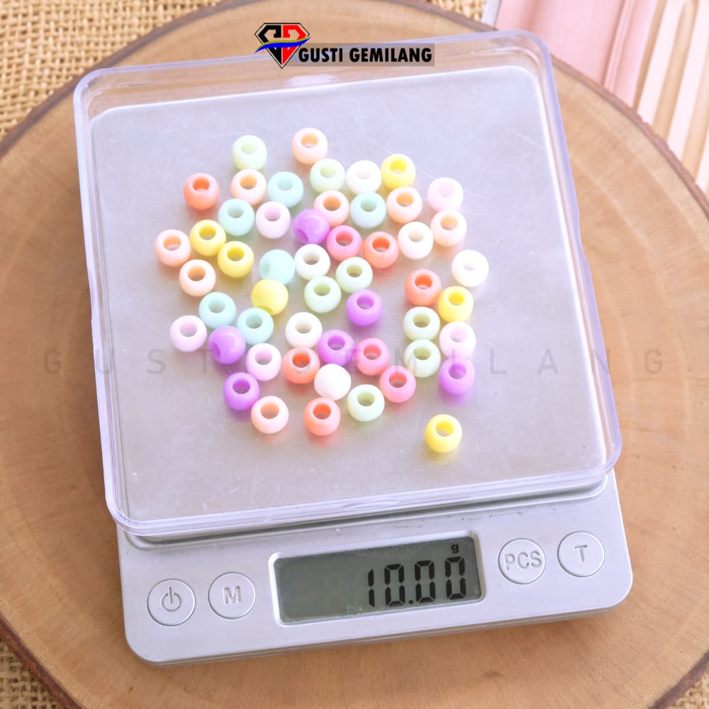 Mote Gelang Rainbow Bahan Kerajinan Tangan 10gram