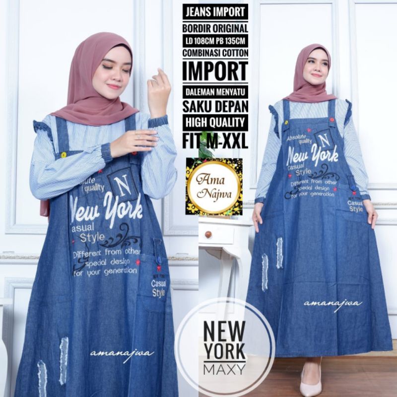 NEWYORK MAXY KOMBINASI JEANS IMPORT QUALITY RECOMMENDED BY AMANAJWA