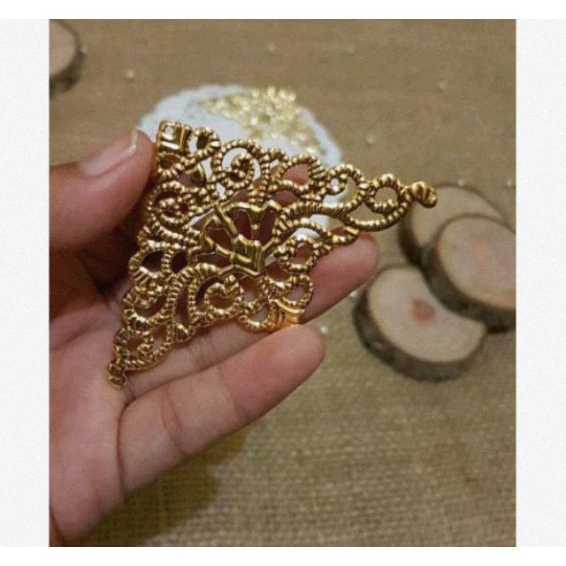 lempeng sudut siku hantaran hiasan mahar hiasan box hantaran