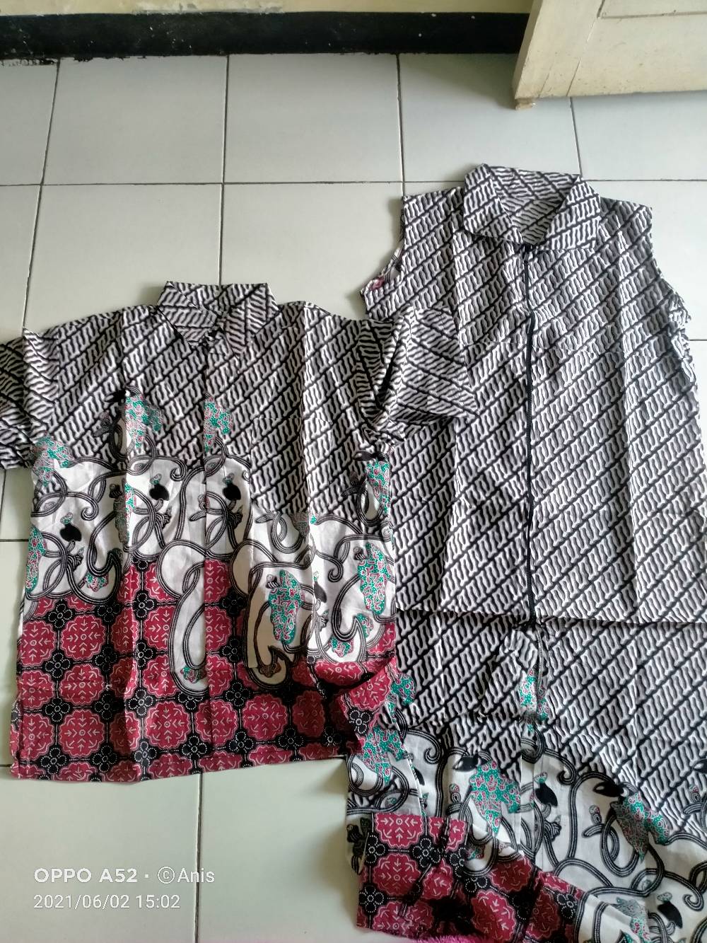 Couple Batik Keluarga || Setelan Couple Batik Ayah Ibu Anak Cewek Cowok || Couple Batik Family Gamis
