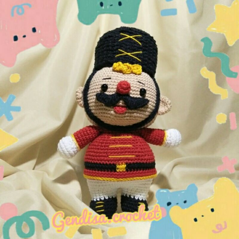 Boneka Rajut - Amigurumi Tin Soldier