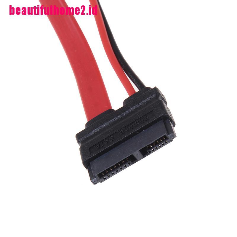 (Bf) Kabel Power Sata 7 + 6 Pin Slimline Untuk Dvd + - Rw Drive Pc