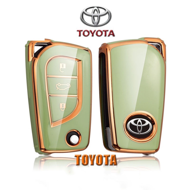 Case Kunci Remote Mobil Bahan TPU Anti Gores Untuk Toyota Corolla Altis Corolla Cross Camry RAV 4 Start