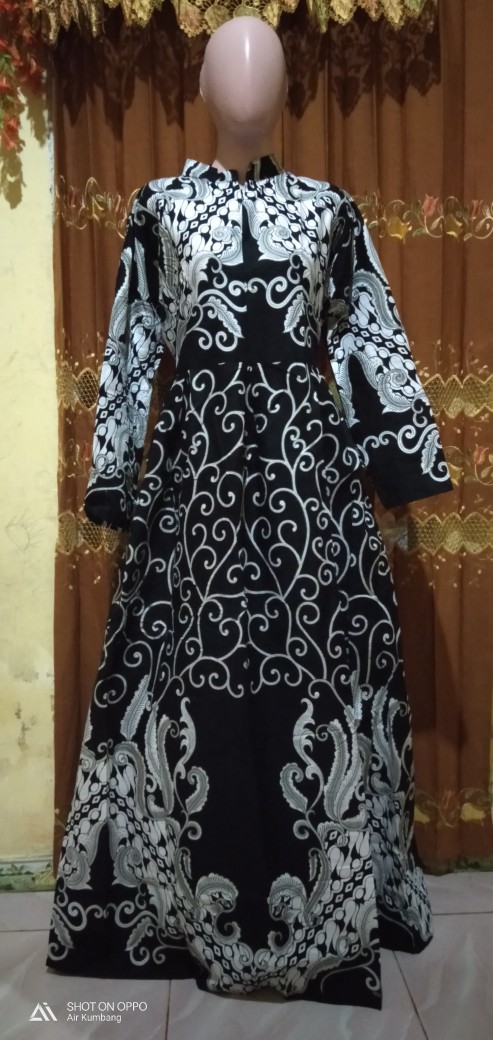 Maura Couple - Sania Ruffle Batik Couple Ori Ndoro Jowi Dnt Garansi Termurah  2593