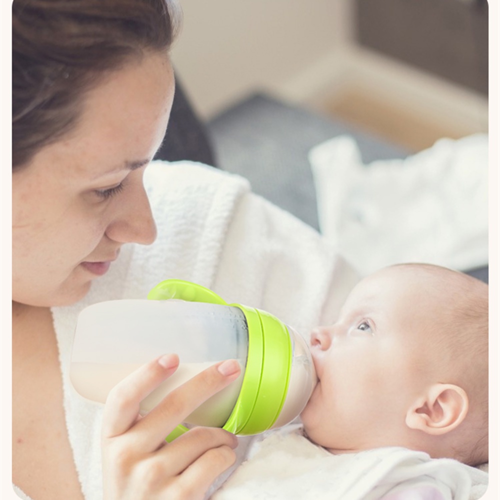 Ivorybaby Botol susu  leher lebar piko bello botol bayi dengan pegangan BPA free