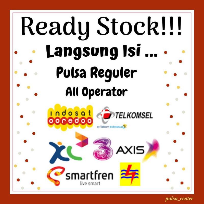 PULSA ALL OPERATOR 50-100k