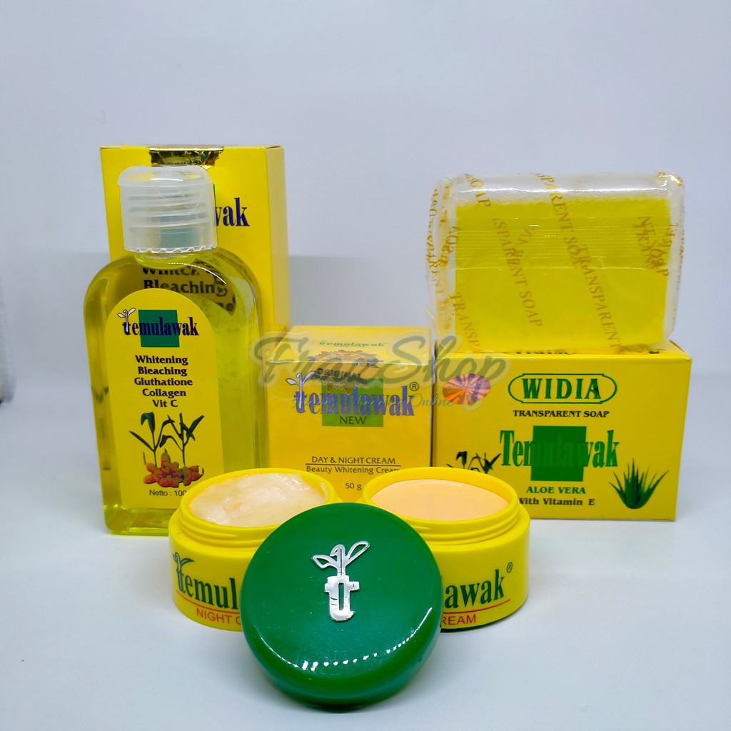 Paket Komplit Cream Temulawak Plus Toner Dan Sabun Widia