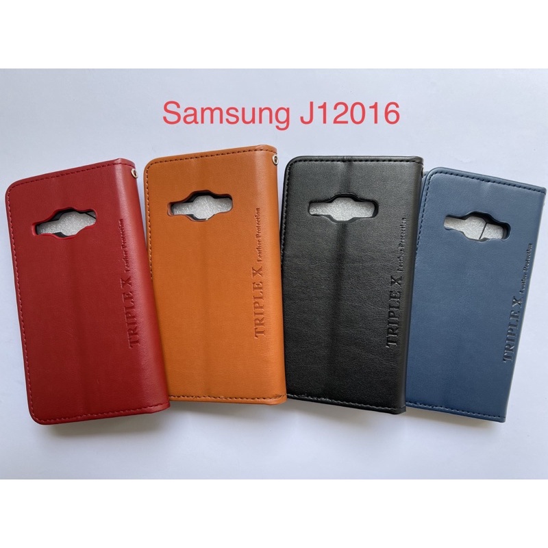 Leather Wallet Flip New Samsung J1 2016