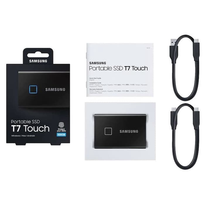 SSD Samsung T7 Touch 500GB Portable