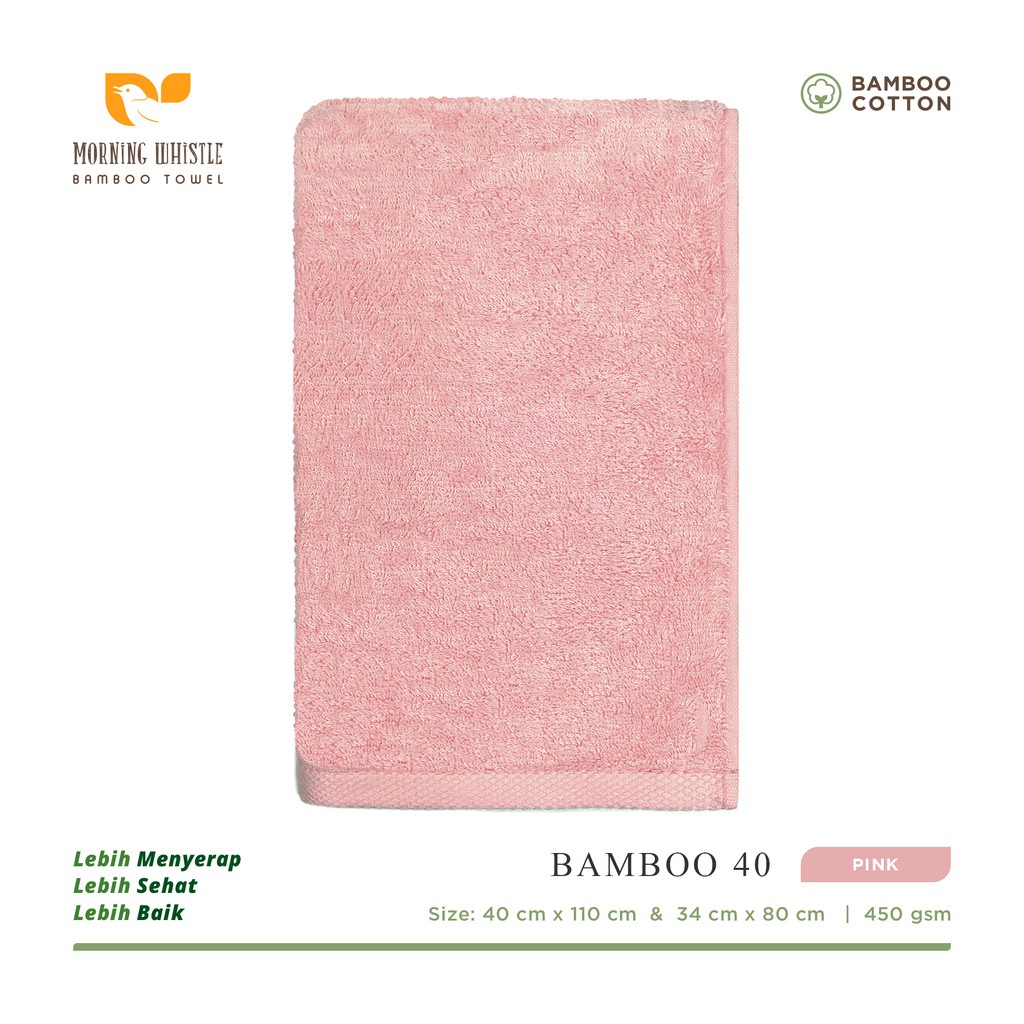 Handuk Terry Palmer Morning Whistle Bamboo 40 Handuk Salon / Handuk Sport / Handuk Travel 34x80cm / 40x110cm