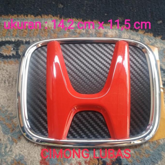 Rekomendasi Aksesoris Eksterior Mobil Emblem Logo Depan Honda Brio Mobilio Brv Original