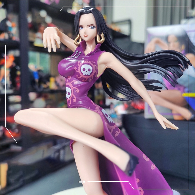 Mainan Action Figure Model Anime One Piece Boa Hancock Bahan PVC Untuk Hadiah Ulang Tahun Anak Laki-Laki Dan Perempuan