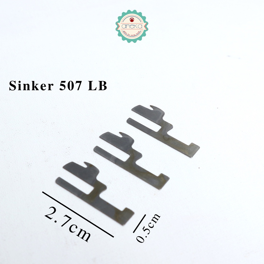 Jarum Mesin Kaos Kaki - Sinker 507 HB Panjang / LB Pendek (100PCS)