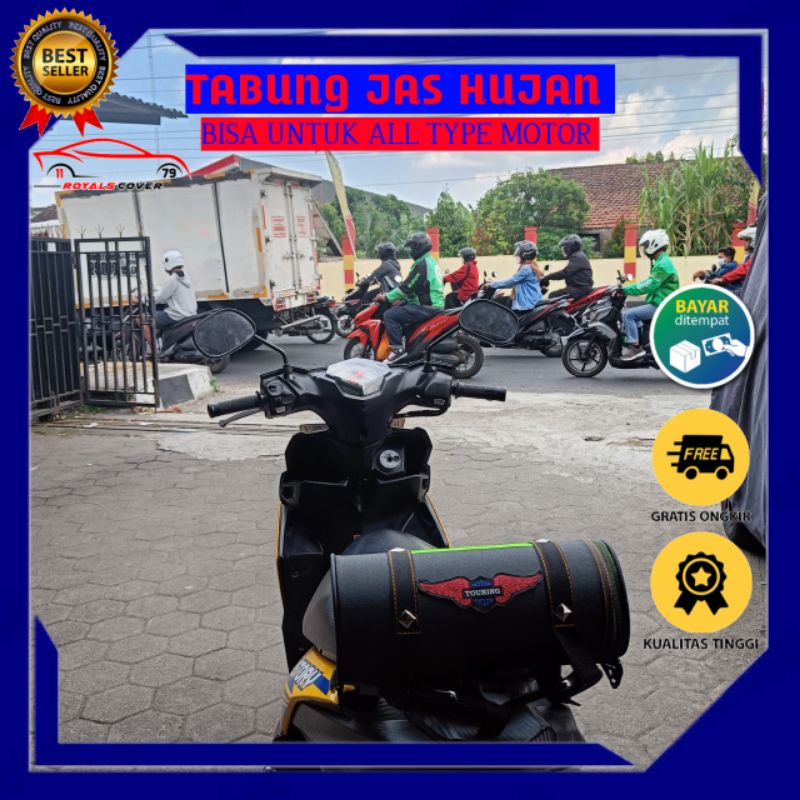 Tas Tabung jas hujan motor