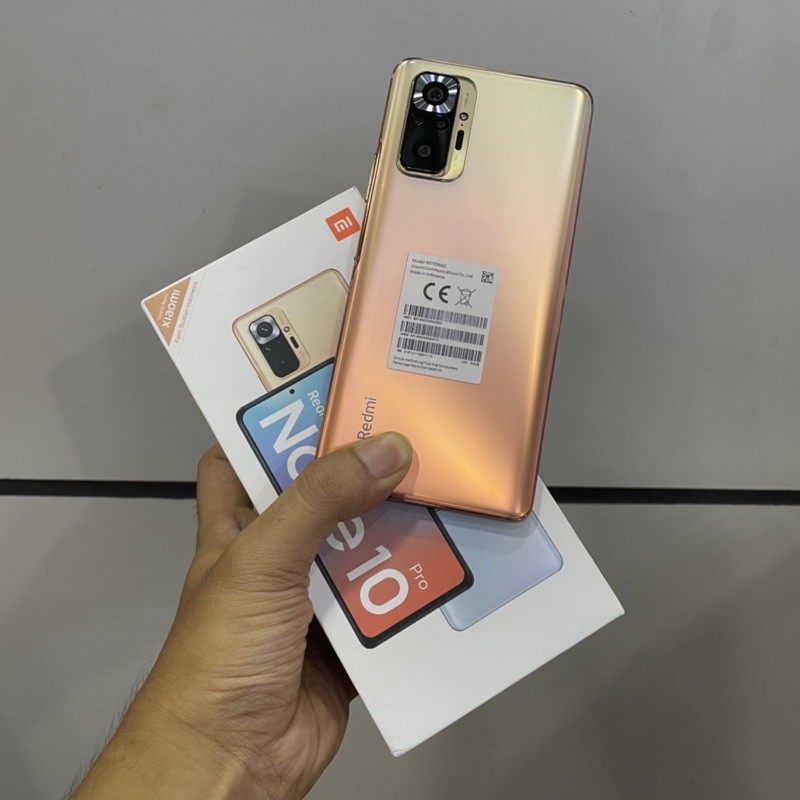 redmi note 10 pro ram 6/128 second bekas pakai