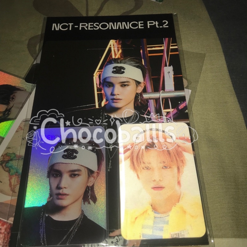 Taeyong Hologram Lenticular Photocard set Resonance part 2