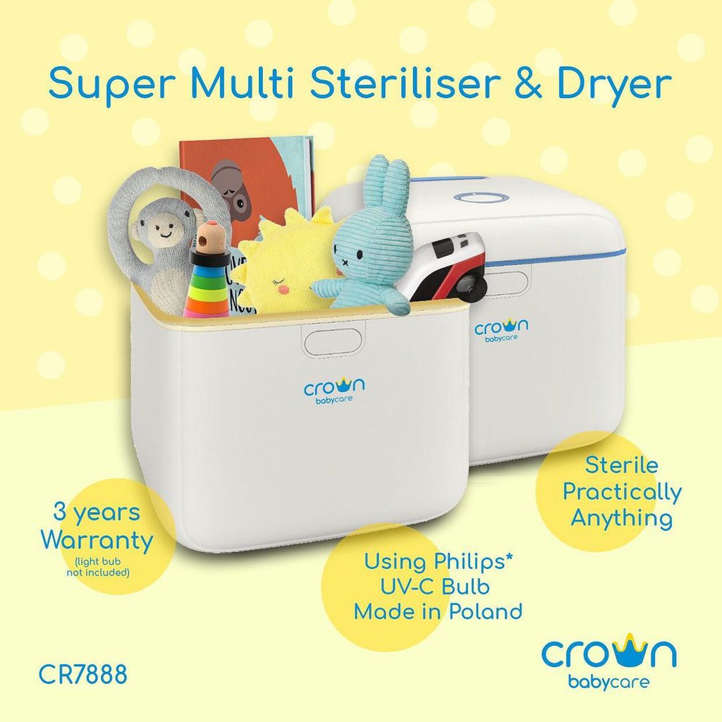 Crown Babycare Super Multi Steriliser &amp; Dryer - CR-7888