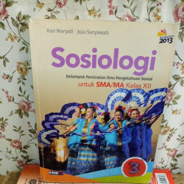 Sosiologi untuk SMA kelas 12 original bekas Esis
