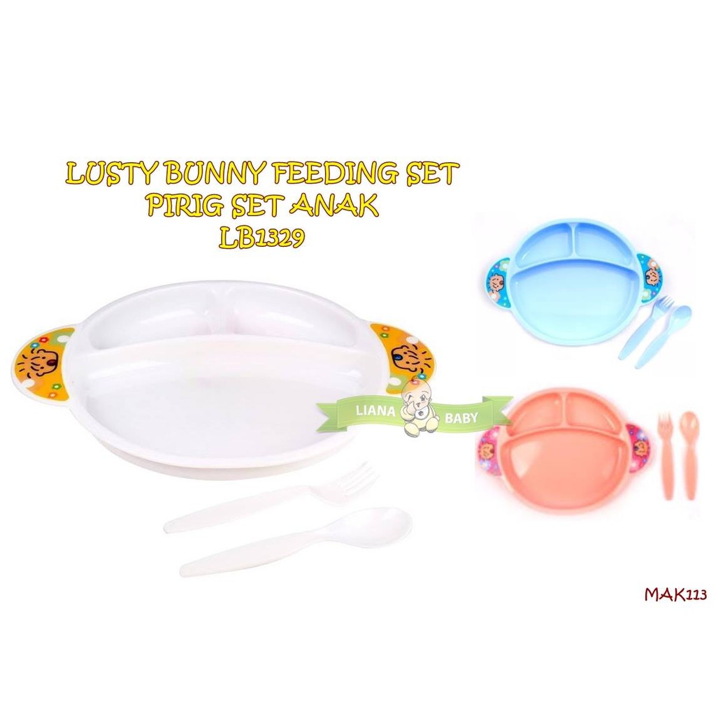 MAK113 LUSTY BUNNY FEEDING SET PIRIG SET ANAK LB1329