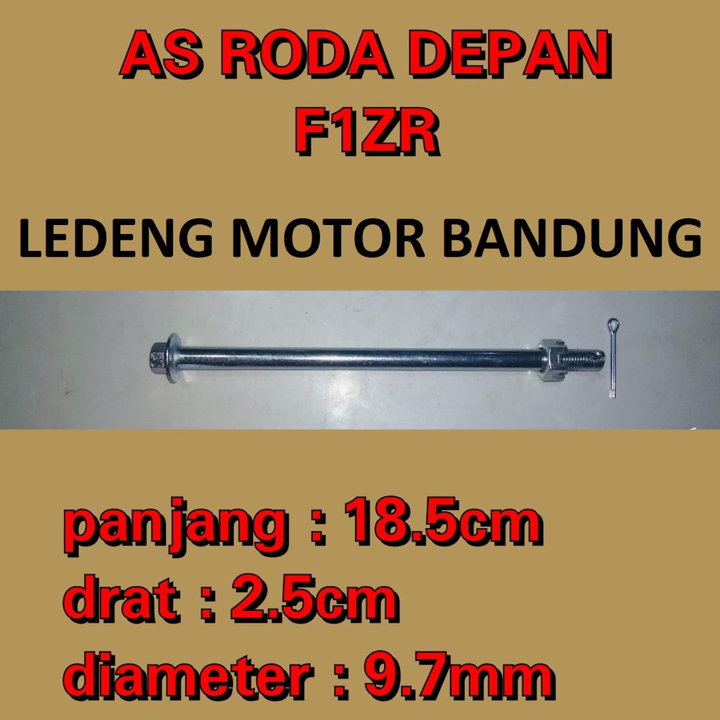 As Roda Depan F1zr F1 Force One Yamaha Lokal