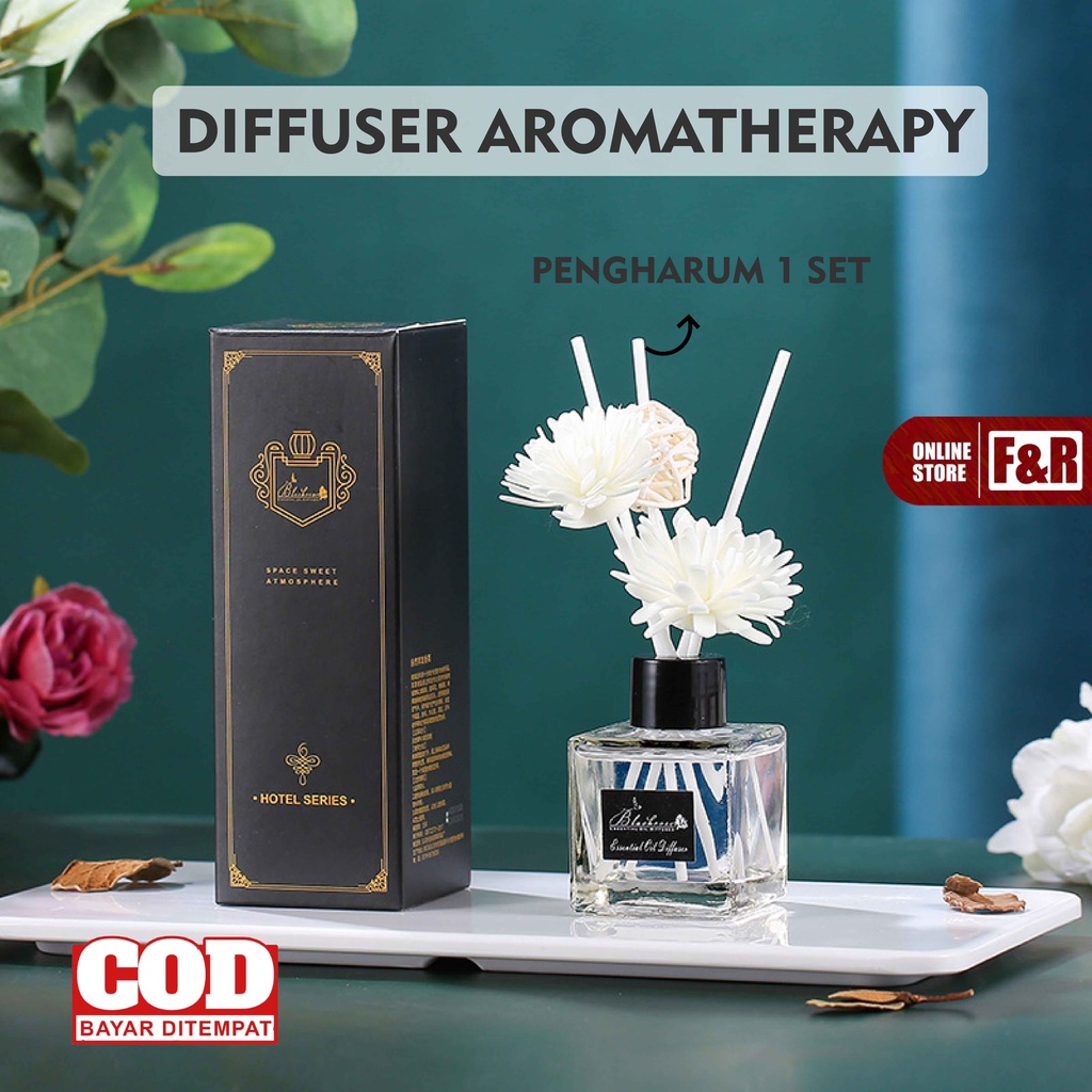 Pengharum Ruangan Aromaterapi Diffuser Aromatherapy Pewangi Ruangan Kamar Parfum Stick Free Oil 50ml