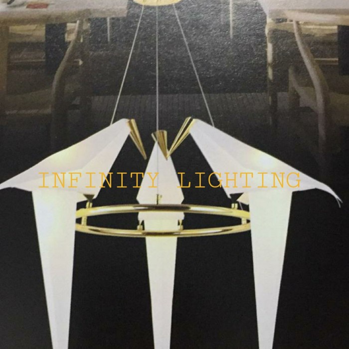 LAMPU GANTUNG LINGKARAN 3 BURUNG