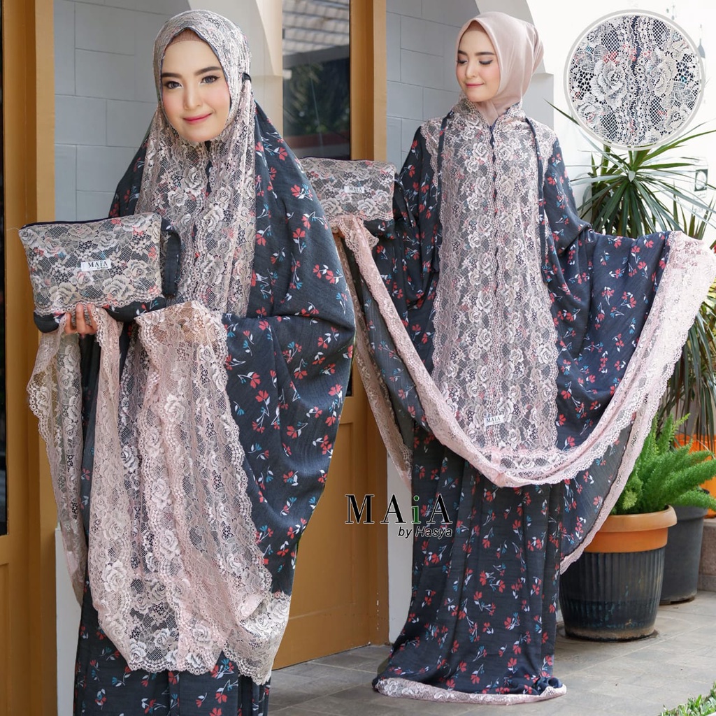 Mukena Silky Premium Mukena 2in1 Mukena Dewasa Khalila Series Mukena ...