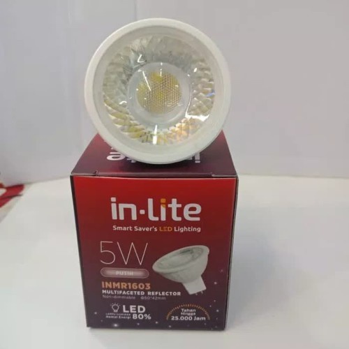 Inlite Lampu Spot MR16 5W Putih / Kuning - MR 16 Sorot LED 5 W Watt