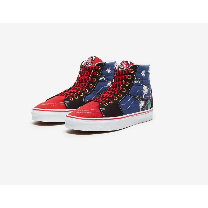 Sepatu Vans SK-8 Hi x Disney Chrismastown Nightmare-Original Resmi Navya - Sneakers Pria dan Wanita