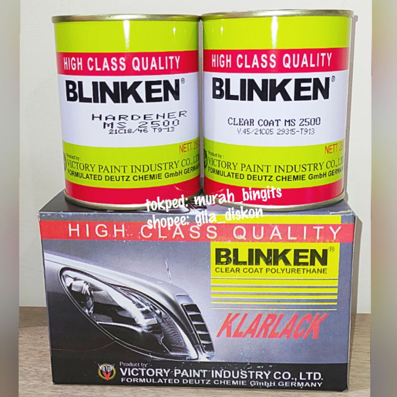 Blinken Klarlack Clear Gloss MS 2500, High Class Quality, 500ml