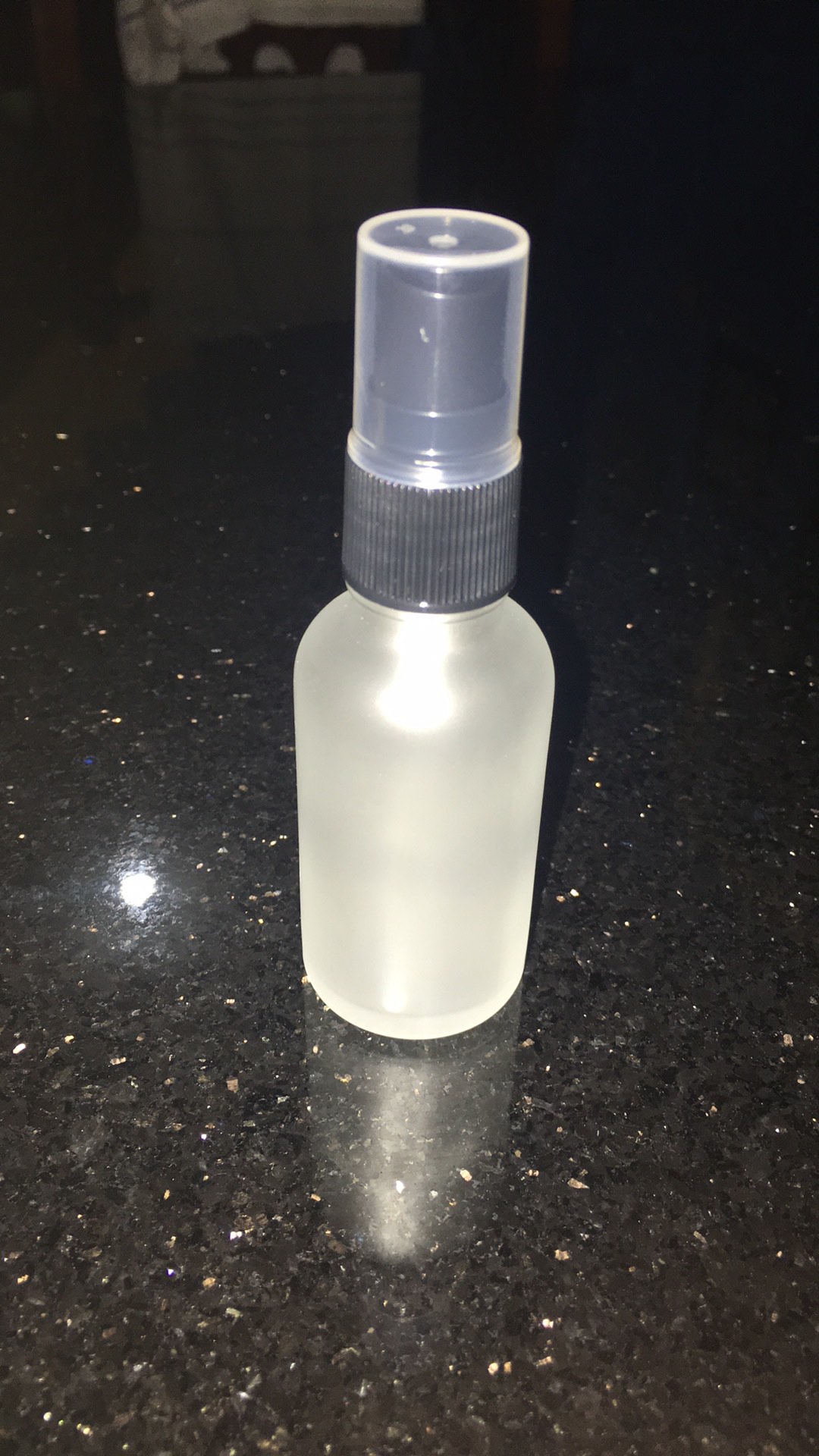 Botol Kaca Doff / Frosted Putih 30ml Tutup Spray Dan Pump - Aromatherapy Accessories Essential Oil