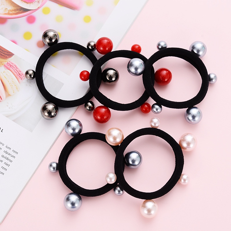 AC026 Ikat Rambut Pearl Mutiara Hairband Feminim Model Aksesoris Korea
