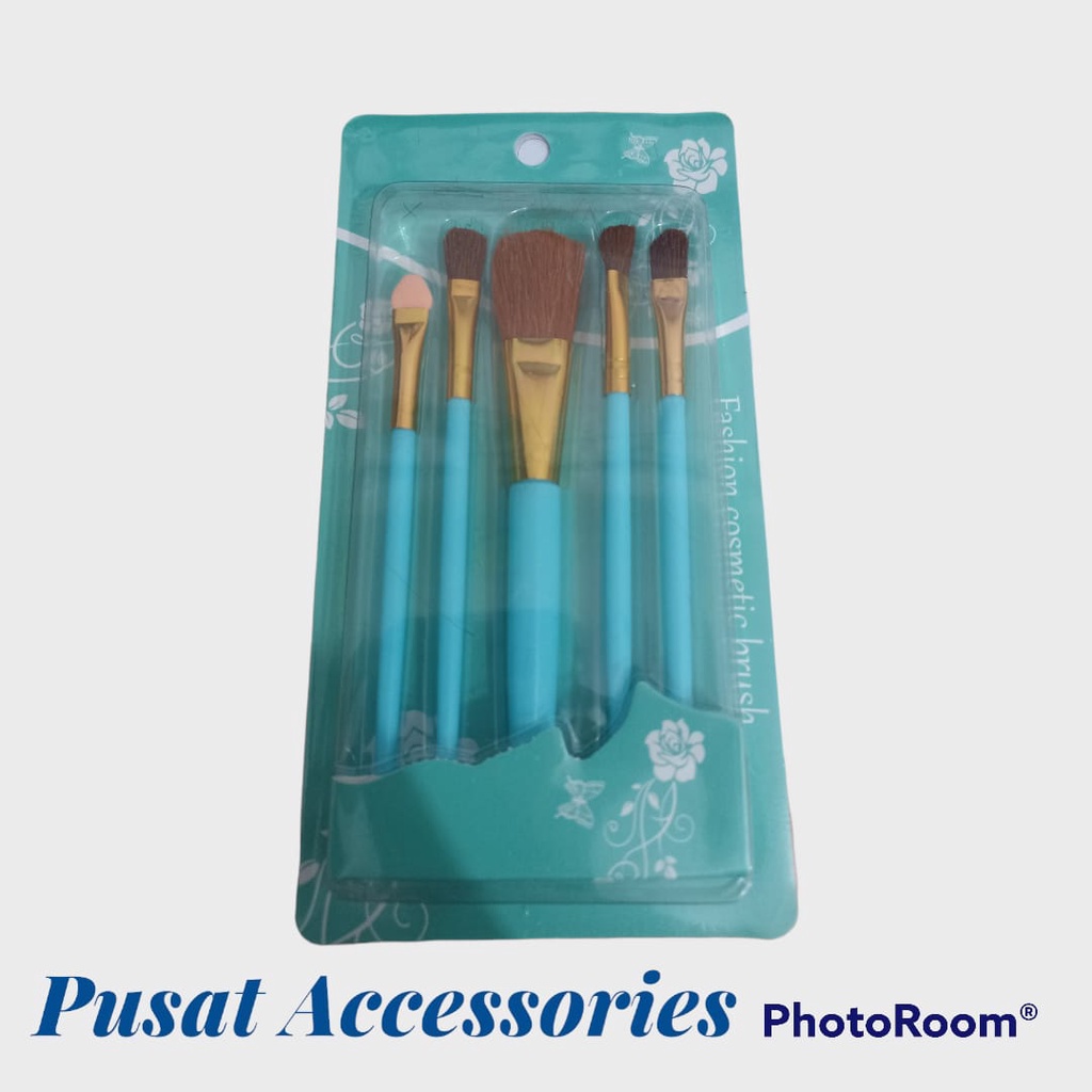 FCB5-Alat set make up 5 in 1 Brush makeup