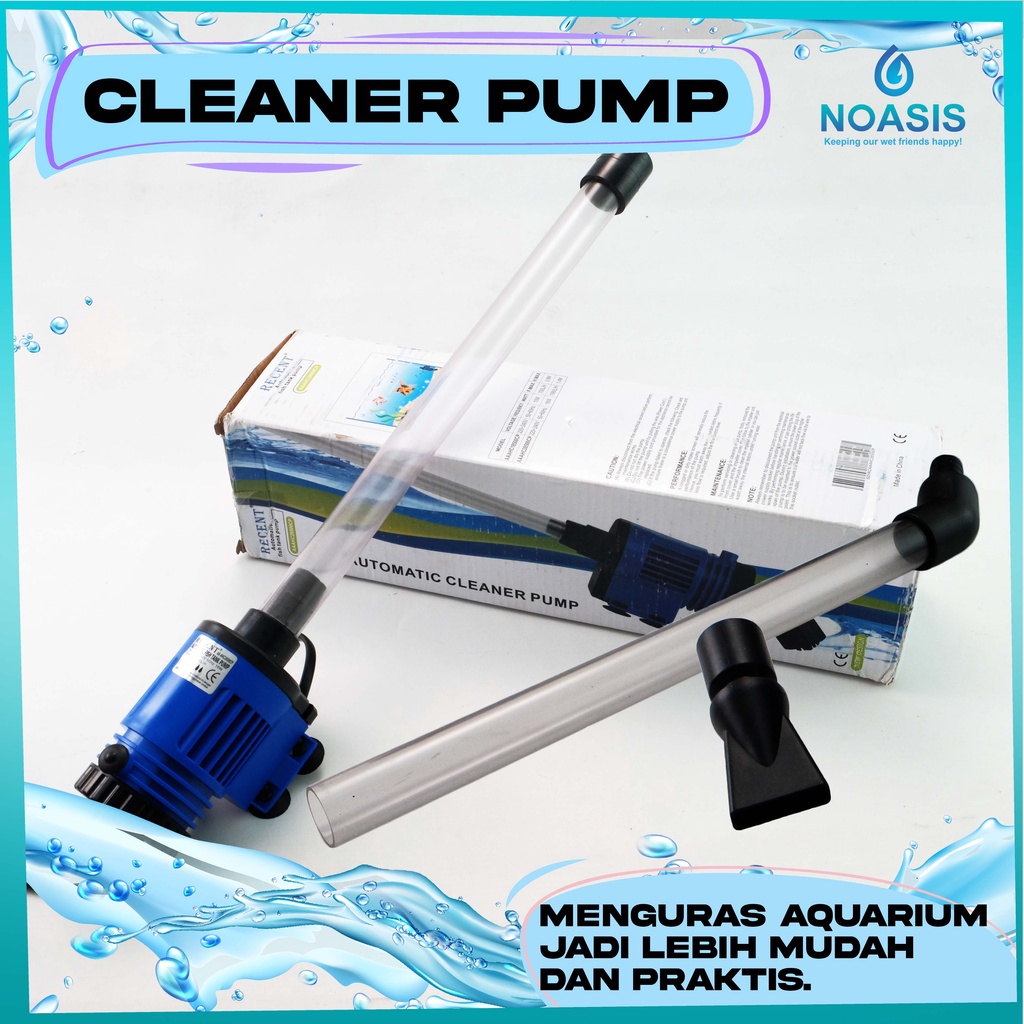 AUTOMATIC CLEANER PUMP AQUARIUM RECENT AA AHC 18500CP POMPA PEMBERSIH