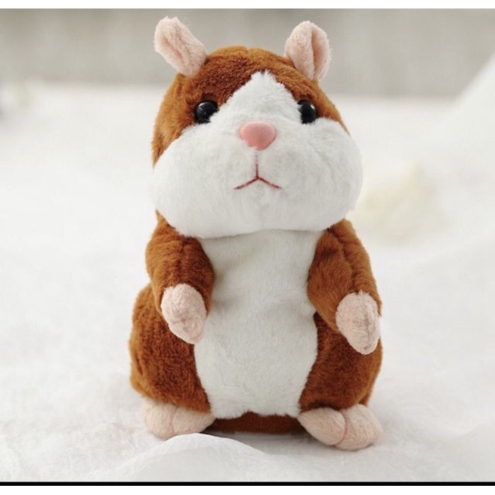 BONEKA HAMSTER LUCU BISA BICARA / TALKING HAMSTER / MAINAN ANAK BAYI / TALKING TOM