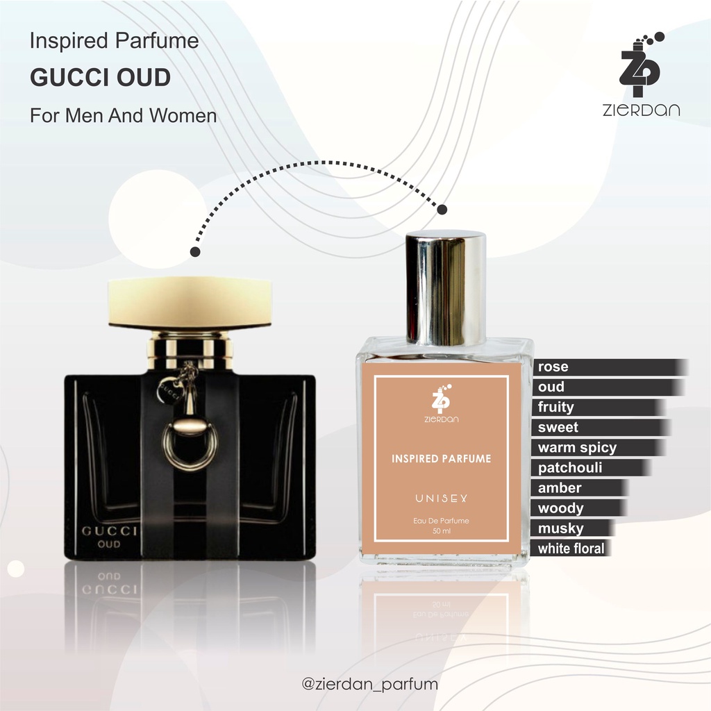 Zierdan Inspired Parfum Gucci Oud Parfume Farfum  Minyak Wangi Tahan Lama Pria &amp; Wanita Unisex