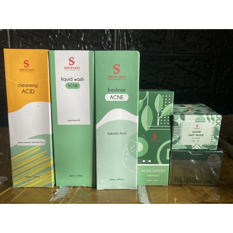 PAKET ACNE Bumil JERAWAT RADANG SHINESKIN BumiL aman