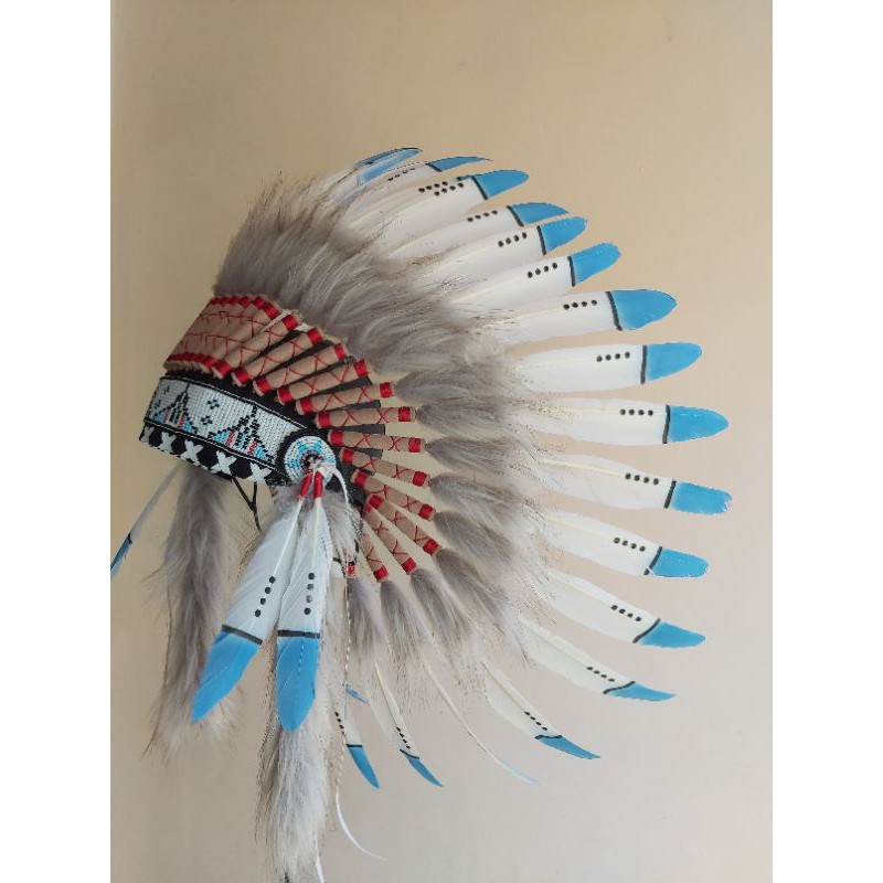 TOPI INDIAN - INDIAN HEADDRESS  APACHE